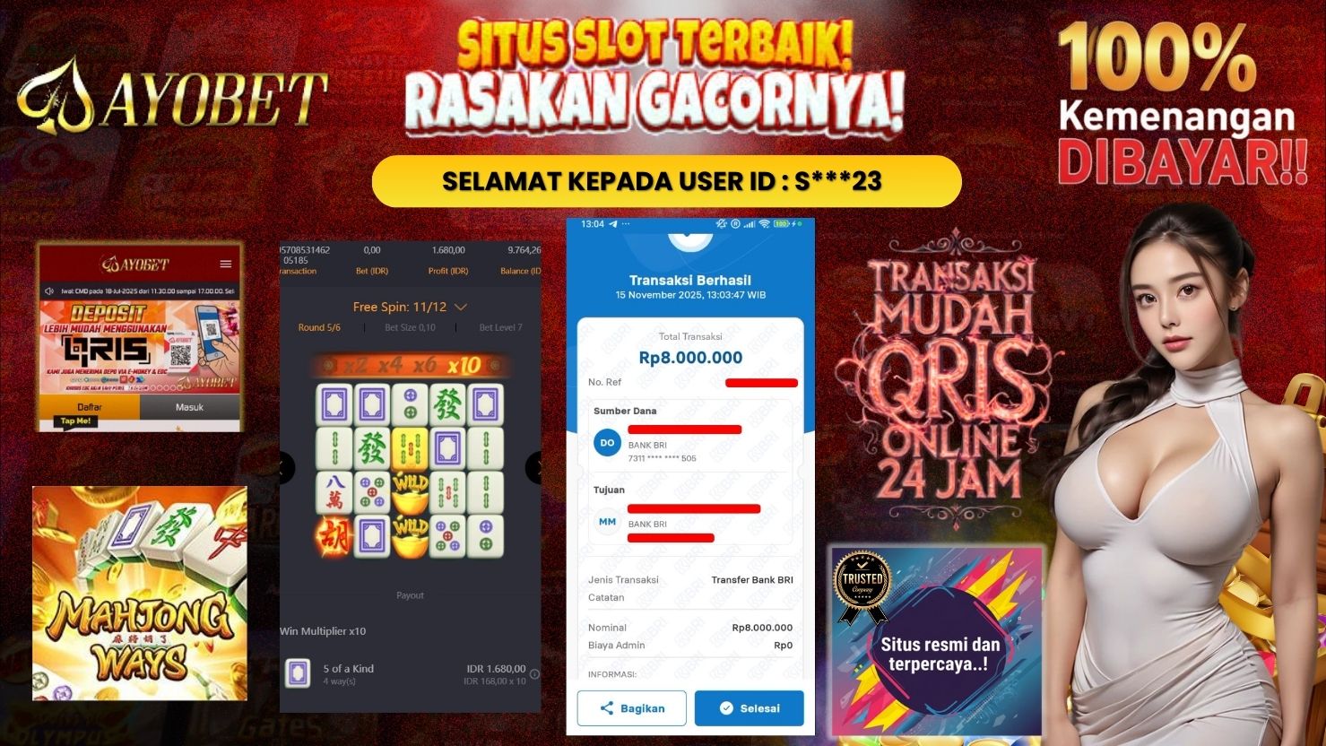 AYOBET JACKPOT SLOT MAHJONG WAYS